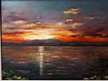 Balatoni naplemente olaj-vaszon 40x50 nem elado.jpg
