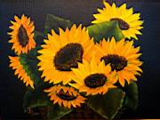 kraftili SUNFLOWERS in basket 2006.jpg