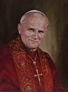 II. Janos Pal papa  40 x 30 cm, olaj, vaszon, magandulajdonabn.JPG