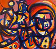 The Waltz of Vessels - Budapest July 2004 Acrylic Paint Paper 22 x 25 cm.jpg