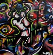 Moody Mambo - Budapest, July 2005, Acrylic Paint, Paper 50 x 48 cm.jpg