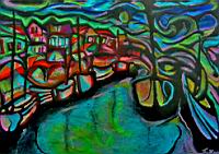 Wisp at Old Port of Copenhagen - Helsingoer  October 2001  Oil Pastel  Paper 29 x 41 5 cm.jpg