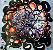 Riotous Outbreak of Life - Pecs December 2002 Oil Pastel Pastel Ink Paper 50 x 53 cm.jpg