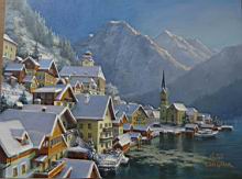 Hallstatt 23x30 -olaj, rezlemez.JPG